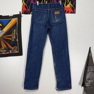 Wrangler 13mwz Cowboy Cut Jeans Dark Blue Sz 29x34